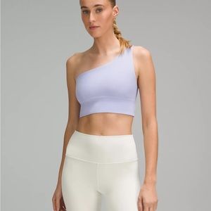 Lululemon align light purple asymmetrical bra